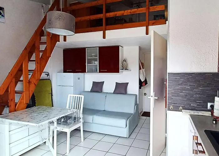 T2 Mezzanine Avec Climatisation, Piscine Et Parking Proche - Fr-1-607-119 아그